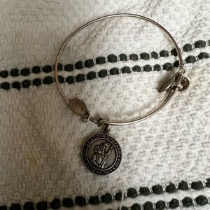 Alex and ani St christopher medal bracelet
